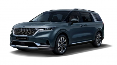 Коврики EVA Kia Carnival IV 2020 - нас. время (7 мест, 3 ряда)